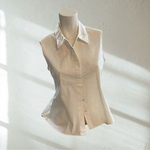 SAMANTHA Button Down Embroidered Blouse | L